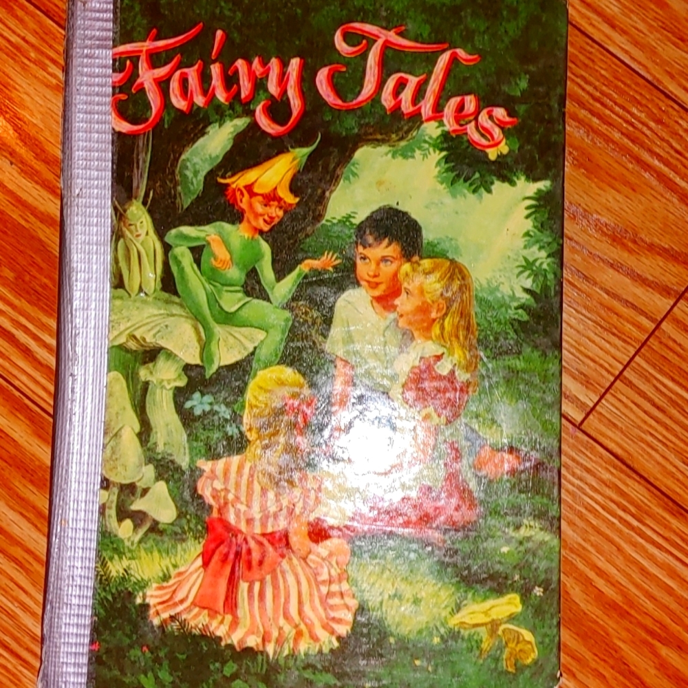 1950s fairy tales hardcover glossy historic vintage book 356 pages